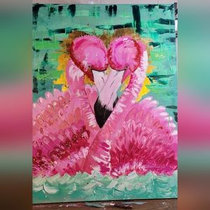 LOVERS, Original acrylic painting